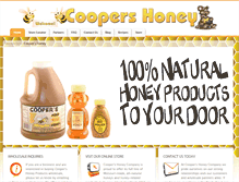 Tablet Screenshot of cooperhoney.com